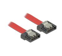 Cable Delock SATA III 0.3m FLEXI Rojo