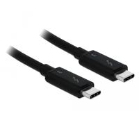 DeLOCK 84844 - Cable USB (0,5 m, USB C, USB C, 3.1 (3.1 Gen 2), Male connector / Male connector, Negro)