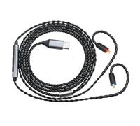 Cable desmontable OFC chapado en plata compatible con MMCX 0,78 mm A2DC y varios modelos IEM, incluyendo IE40Pro IE80 IM IE100 Series (rojo y azul MMCX)
