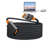 Câble D'extension USB Pour PC - Cordon Adaptateur USB 3.0 Tressé En Nylon 3,3 / 4,9 Pi | Compatible Avec Des Périphériques USB Comme La Souris, L'imprimante, Le Disque Dur, Le Disque Flash, Le Clavier