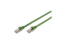 DIGITUS Cable LAN Cat 6A - 1 m - Revestimiento exterior de PUR - S/FTP | Apantallado - Resistente al aceite y a los rayos UV - 10 Gbit/s - PoE++ - Compatible con Cat 7 y Cat 6 - Cable de red RJ45