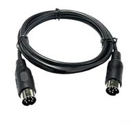 Cable DIN de 8 pines, 1,5 m macho a macho para cable de extensión MIDI para equipos de audio/video, sistemas de seguridad, aplicaciones automotrices y informáticas