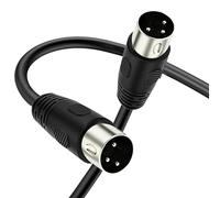 Cable DIN macho de 3 pines, adaptador AV macho a macho de 3 pines para pedal Peavey Sanpera, Bang & Olufsen B&O BeoLab PowerLink MK2, Monster Clarity HD Model One (1,5 metros)