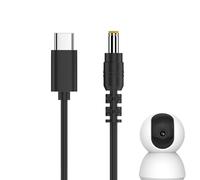 Cable Disparador USB PD | Adaptador Tipo C de Cable de alimentación de 65 W PD USB C a CC,Cable de alimentación de a CC de 4,92 pies Tipo C a Cable de para enrutador, Gato Ligero, Ventilador de