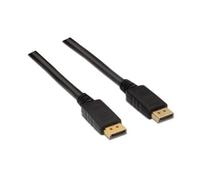 Aisens Cable DisplayPort A124-0130 V1.2 4K 60Hz Macho a macho 3 m Negro