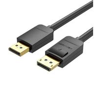 Cable DisplayPort 1.2 4K Vention HACBF/ DisplayPort Macho - DisplayPort Macho/ 1m/ Negro
