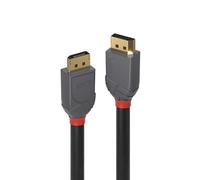 Cable DisplayPort 1.2 - LINDY - Anthra Line - 10m - Resoluciones UHD hasta 4K - Conector dorado
