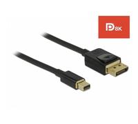 Cable DisplayPort 1.4 DeLOCK 84927 1 m Mini DisplayPort a DisplayPort Negro