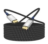 Cable DisplayPort 16K 2.1,cable DP 5m 16K@60Hz,10K@60Hz,8K@120Hz,4K@240Hz,165Hz,144Hz,cable DP de 80Gbps con HDR,FreeSync,G-Sync,DSC 1.2a,HDCP 2.2 con PC,HDTV,monitor gaming,portátil,tarjeta gráfica
