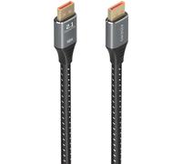Cable DisplayPort Aisens A158-0901 2.1 80Gbps 16K 1m Blindado OFC Negro