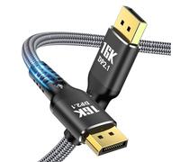 Cable DisplayPort 2.1 54Gbps 5M, DP a DP 16K 60Hz 4K 240Hz Nailon Trenzado
