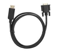 Cable DisplayPort a DVI con conector chapado en oro, cable de transmisión de datos de alta resolución para HP Dell Asus Lenovo, adaptador de