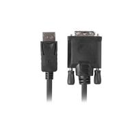 Cable DisplayPort a DVI-D Lanberg CA-DPDV-10CU-0018-BK 1,8m Full HD Macho-Macho