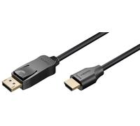 Cable displayport a hdmi 8k 60 hz, solo de dp a hdmi, conectores dorad