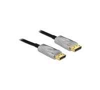 Cable DisplayPort - DeLOCK - 85886 - 15 m - Fibra óptica - Conectores chapados en oro