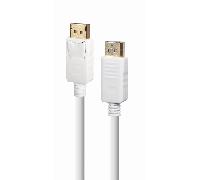 CABLE DISPLAYPORT GEMBIRD 4K DE 1,8 M, BLANCO