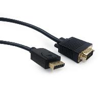 Cable DisplayPort a VGA Gembird CCP-DPM-VGAM-6 1,8 m Negro