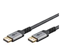 Goobay Cable DisplayPort 65266 1.4 – 8K@60Hz, 4K@144Hz, 2K@240Hz, nylon trenzado 3 m