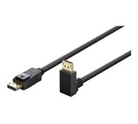 Goobay cable displayport 2.0/2.1, 5 metros con conector en ángulo de