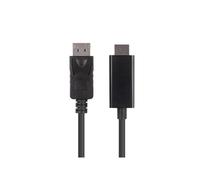 Cable DisplayPort Lanberg CA-DPHD-11CC-0010-BK 1m Negro HDMI Alta Definición