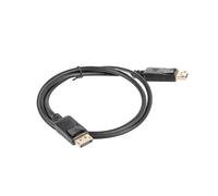 Cable DisplayPort Lanberg Macho 4K 1m Negro - Transmisión de Alta Calidad