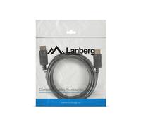 Cable DisplayPort Lanberg Macho 4K 3m Negro - Transmisión de Alta Calidad