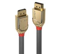 Cable DisplayPort - Lindy - 36292 - 2 m - Oro - Triple apantallado - Soporte 4K