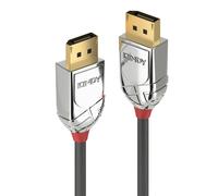 Cable DisplayPort - Lindy - CROMO - 50 cm - Soporte 4K - Conector chapado en oro de 24 quilates