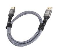 Cable DisplayPort Macho a Macho, Diseño Dinámico de Muesca HDR Cable DisplayPort 2.1 de 40 Gbps 16 K 30 Hz Reduce la Interferencia para Proyectores