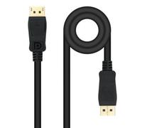 Cable DisplayPort Nanocable 10.15.2601-L150/ DisplayPort Macho - DisplayPort Macho/ 1.5m/ Negro