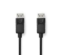 Cable DisplayPort Nedis CCGL37010BK30 3 m 4K Macho-Macho Negro