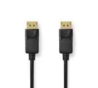 Cable DisplayPort Nedis CCGL38010BK20 2 m macho-macho resolución 8K PVC negro