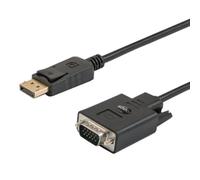 Cable DisplayPort Savio CL-92 1,8 m Macho-Macho VGA Negro Resolucion 1920x1200