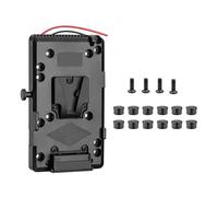 Cable divisor de alimentación de placa de batería con salida D-Tap para baterías V-Lock DSLR cámara videocámara