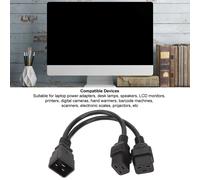 Cable divisor de alimentación IEC320C20 a doble C19, cable de extensión en forma de Y para UPS de servidor con diseño ignífugo y portátil, Plug