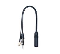 Cable Divisor de Antena Dab SMB Extensión DIN Hembra a DIN Macho a SMB Macho - RG174 Radio de Coche Dab Adaptador de Amplificador para Am FM Compatible con Pioneer Clarion Kenwood Alpine JVC - 30CM