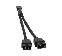 Cable divisor de cabecera, cable de extensión de 9 pines, cable de datos de alta velocidad, adaptador de conexión multipuerto para PC, cable de transmisión fiable para estaciones de trabajo, divisor