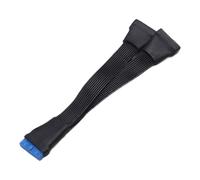 Cable divisor de extensión 1 a 2 con conector USB 3.0 de 19 pines para placa base