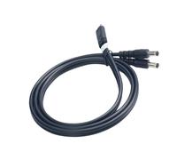 Cable Divisor de Suministro de energía Macho Doble de 100cm, 5, 5x2, 1mm, con Entrada USB C para proyectores, Altavoz, 9V, 12V
