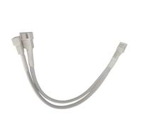 Cable divisor de ventilador múltiple de 1 a 2 puertos que permite el control simultáneo de ventiladores de refrigeración con conectores reforzados, cable divisor de refrigeración de PC