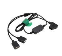 Cable Divisor del convertidor de energía USB HangTon D-Tap, 14.8V P-Tap Macho a 2X USB Hembra 5V 3A para batería V-Lock Gold Mount al teléfono