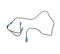 Cable divisor doble tipo C USB A a tipo C extensión para cargar dos dispositivos simultáneamente con 1 puerto de datos