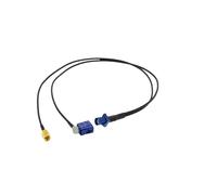 Cable divisor en Y coaxial RF RG174 Fakra C a SMA macho, extensión de antena GPS for navegación coche for dispositivo Android(Fakra C M-CF90 SMA M,RG174 Black-15CM)