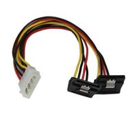 Cable divisor Molex LP4 a Doble SATA StarTech 30 cm con cierre de seguridad