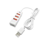 Cable divisor USB 2.0 de 3 puertos de carga con cable de 30/120/300 mm para accesorios de computadora y concentradores de carga USB de viaje, múltiples puertos