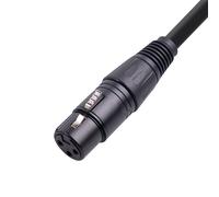 Cable divisor XLR en Y, conector XLR macho a doble XLR hembra, combinador de micrófono, 50 cm