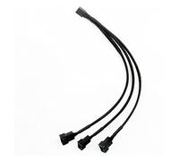 Cable divisor Y de 4 pines, PWM hembra de 4 pines a placa base de 3/4 pines, ventilador de CPU, cubierta de PC, adaptador de extensión de ventilador, Cable, ventilador, accesorio de refrigeración ( Co