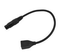 Cable DMX de 5 pines XLR a RJ45 de 11,8 pulgadas, hembra a hembra, Plug and Play