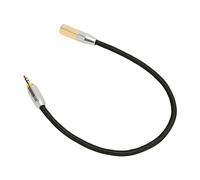 Cable Dorado Profesional Macho a Mini XLR de 3,5mm para Cámara Mezcladora de Micrófono, Efectos de Sonido, Enchufe Adaptador para Conexión Equilibrada