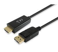 Equip DisplayPort 1.2 DP-Macho a HDMI-Macho 3M - Cable